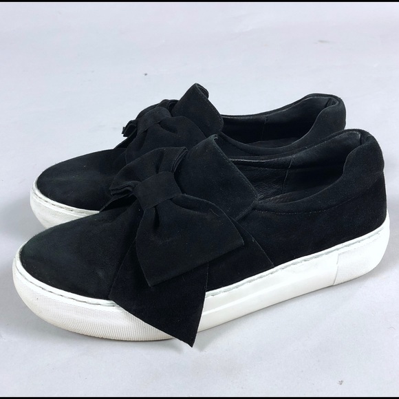 black bow sneakers